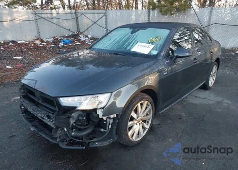 2018 Audi A4 2.0T Premium from USA, damaged, VIN WAUDNAF48JN016337